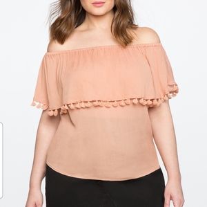 Off the Shoulder Top with Tassels